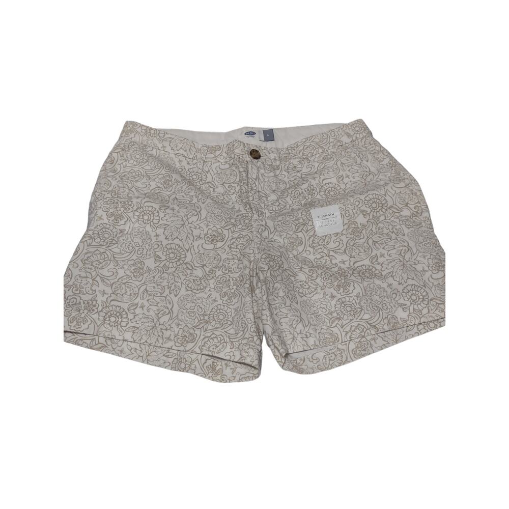 Old Navy tan floral paisley print shorts Size‎ 6
